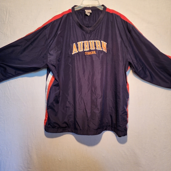 Red Oak Other - VTG Auburn Tigers V-neck Pullover Windbreaker Jacket Men's XL By Red Oak